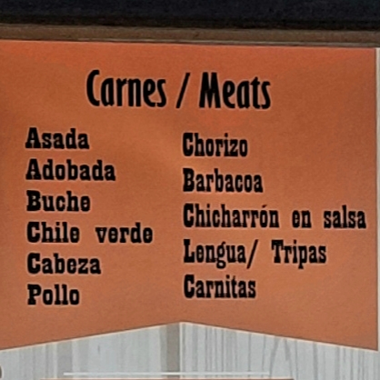 Tacos y Tortas Chalio's 4 Menu - Image 2